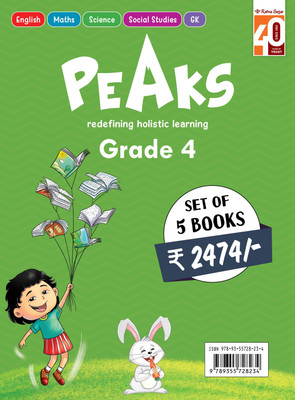 Peaks Grade 4 (English, Maths, Science, Social Studies, GK), an Integrated Semester Series - Ratna Sagar(Paperback, Our Experts)