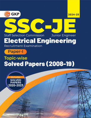 GKP SSC 2024 : Junior Engineer - Paper I - Electrical Engineering - TopicWise Solved Papers 2008-2019 (Latest paper included 2020 - 2023)(Paperback, G.K. Publications (P) Ltd.)