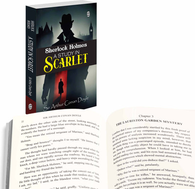Sherlock Holmes – A Study in Scarlet (Paperback) : Legendary Detective Novel, Famous Tale of Murder and Clues, First Sherlock Holmes Mystery, Must-Read English Literature Classic(Paperback, Arthur Conan Doyle)