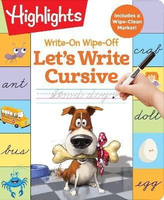 Write-On Wipe-Off: Let's Write Cursive(English, Spiral bound, Highlights)