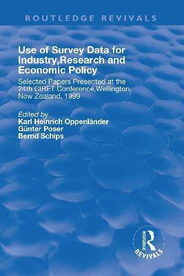 Use of Survey Data for Industry, Research and Economic Policy(English, Paperback, unknown)