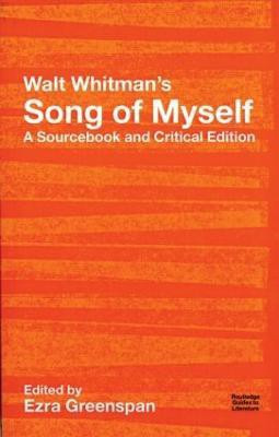 Walt Whitman's Song of Myself(English, Paperback, Whitman Walt)