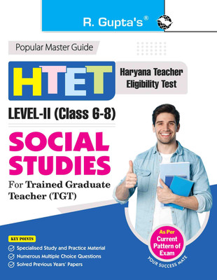 HTET (TGT) Trained Graduate Teacher (Level-2) Social Studies (Class VI to VIII) Exam Guide(English, Paperback, RPH Editorial Board)