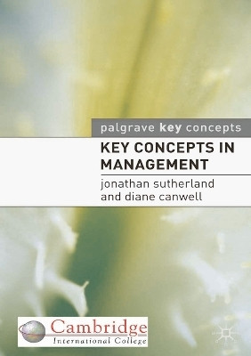 Key Concepts in Management(English, Electronic book text, Sutherland Jonathan)