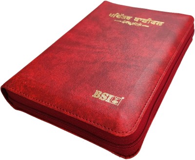 Punjabi Bible Compact Burgundy Vinyl With Zip/Index Contains Old and New Testament(Leather, God's Word)