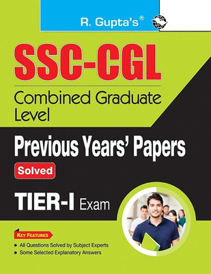 SSC: Combined Graduate Level (CGL) - (Tier-I) Previous Years' Papers (Solved)(English, Paperback, RPH Editorial Board)
