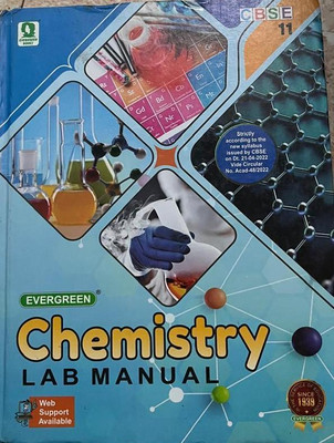 EVERGREEN CHEMISTRY LAB MANUAL CLASS-11(Hardcover, PRADEEP SINGH, J.S. BEDI, KULDEEP KUMAR YADAV)