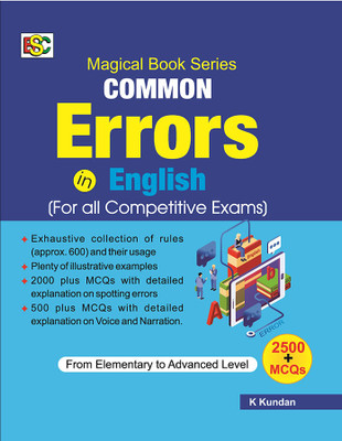 COMMON ERRORS IN ENGLISH(Paperback, K KUNDAN)