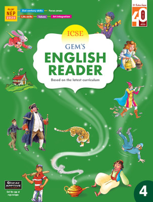 ICSE Gem's English Reader Book 4 - English Reader For Class 4(Paperback, Francis Fanthome)