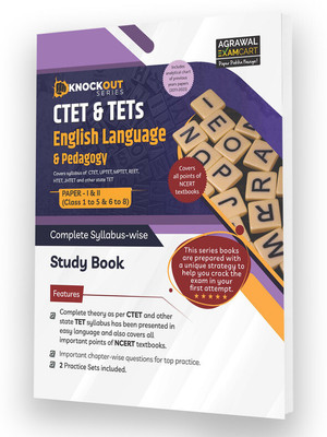 Examcart Knock Out Series CTET & TETs Paper 1 and 2 (Class 1 to 5 & 6 to 8) English Language and Pedagogy Textbook for 2024 Exam in English(Paperback, Examcart Experts)