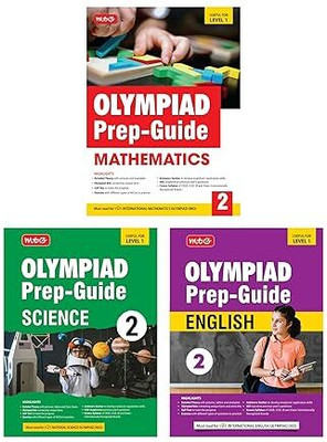 MTG Olympiad Prep-Guide Class-2 Mathematics, Science & English (Set of 3 Books) - Detailed Theory, Self Test with IMO-NSO-IEO Chapterwise Previous Year Question Paper For SOF 2024-25 Exam(Paperback, MTG Editorial Board) MTG Olympiad Prep-Guide Class-2 Mathematics, Science & English (Set of 3 Books) - Detailed Theory, Self Test with IMO-NSO-IEO Chapterwise Previous Year Question Paper For SOF 2024-25 Exam(Paperback, MTG Editorial Board)