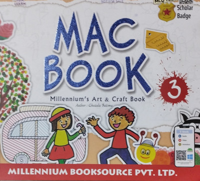 Mac book millennium's art and craft book class 3(Sprial binding, Xyz)