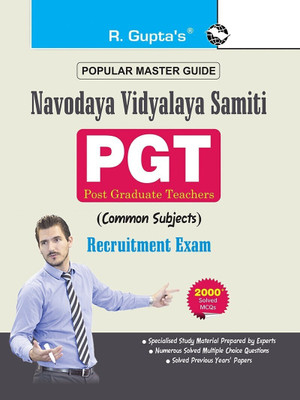 Navodaya Vidyalaya Samiti (NVS) PGT (Common Subject) Recruitment Exam Guide(English, Paperback, RPH Editorial Board)