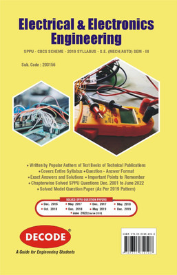 Electrical and Electronics Engineering for SPPU 19 Course (SE - III - Mech./Auto. - 203156) (Decode)(Paperback, UDAY A. BAKSHI, ATUL P. GODSE, ANUP GOEL)