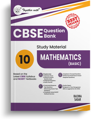 Together with CBSE Question Bank Class 10 Mathematics (Basic) Exam 2026 Study Material(Paperback, Rachna Sagar)