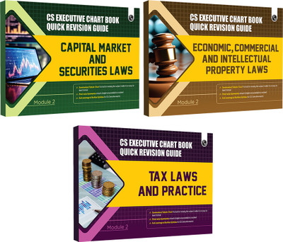 PW CS Executive Chart Books Quick Revision Guide Module 2 Combo Set of 3 Books(Paperback, PW)