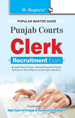 Punjab Courts Clerk Recruitment Exam Guide(English, Paperback, RPH Editorial Board)