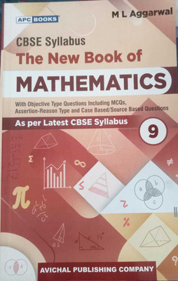 The New Book of Mathematics Class 9  - The New Book of Mathematics, CBSE syllabus , Class-IX M L Aggarwal(English, Paperback, Aggarwal M.L.)