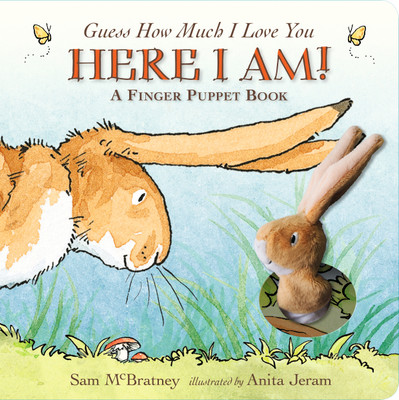 Guess How Much I Love You: Here I Am A Finger Puppet Book(English, Board book, McBratney Sam)