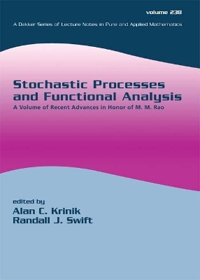Stochastic Processes and Functional Analysis(English, Hardcover, unknown)