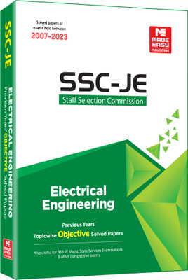 SSC : JE Electrical Engineering 2024- Previous Year Objective Solved Papers- 1(Paperback, MADE EASY Editorial Board)