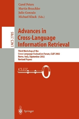Advances in Cross-Language Information Retrieval(English, Paperback, unknown)