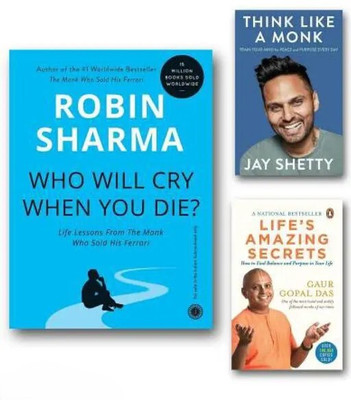 Who Will Cry When You Die + Life Amazing Secrets + Think Like A Monk (Best Selling Combo)(Paperback, JMD BOOKS) Who Will Cry When You Die + Life Amazing Secrets + Think Like A Monk (Best Selling Combo)(Paperback, JMD BOOKS)
