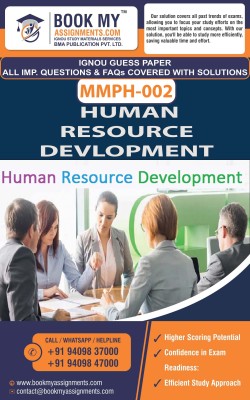 IGNOU MMPH 002 Human Resource Development | Guess Paper| Important Question Answer| Post Graduate Diploma in Services Management (PGDISM)(Paperback, BMA Publication)