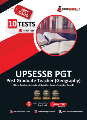 UP PGT Geography Exam | UPSESSB Post Graduate Teacher  - 2024 | 1200+ Solved Questions [10 Full-length Mock Tests](English, Paperback, Mr. Rohit Manglik)