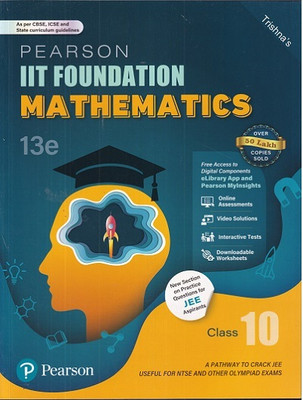 Pearson IIT Foundation Mathematics Class 10(Paperback, pearson education)