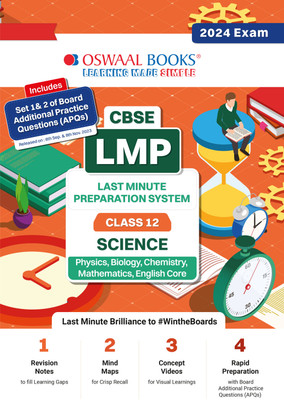 Cbse Lmp Last Minute Preparation System Class 12 Commerce Stream (Physics, Chemistry, Mathematics, Biology & English Core) with Golden Questions (for Year 2024)(English, Paperback, Jain P.)