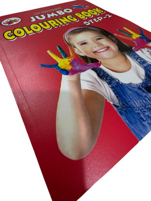 My Favourite Jumbo Colouring Book Step-2(Paperback, Educhild)