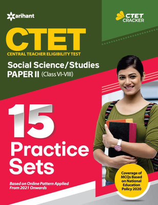 15 Practice Sets Ctet Social Science Paper 2 for Class 6 to 8(English, Paperback, unknown)