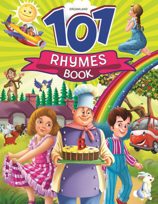 101 Rhymes Book  - For Kids Ages 3–8 | Popular Rhymes Like Twinkle Twinkle, Humpty Dumpty & More | Colourful Illustrated Story & Fun Early Learning Book for Young Children(English, Paperback, unknown)