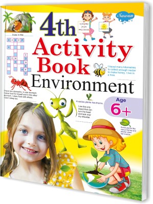 4th Activity Book – Environment (Age 6+) for kids : Educational book for Kids, Environmental Activities for Kids, Activity Book for kids.(Paperback, SAWAN)