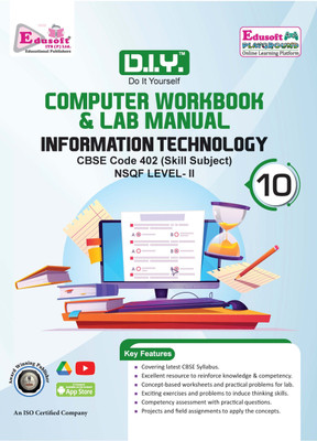 DIY Information Technology CBSE Code 402 Workbook & Lab Manual-X(Paperback, Editorial)