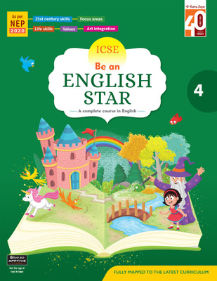 Ratna Sagar ICSE Be An English Star Workbook 4 - English Workbook For Class 4(Paperback, Our Experts)
