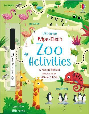 Wipe-Clean Zoo Activities(English, Paperback, Robson Kirsteen)