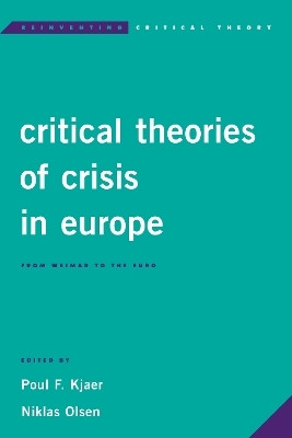 Critical Theories of Crisis in Europe(English, Paperback, unknown)