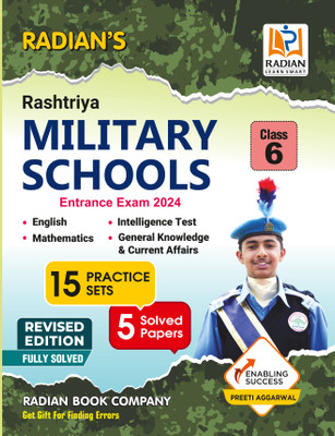 Rashtriya Military School (RMS-CET) Class 6 Practice Set Preparation Book for Entrance Exam 2024 in English(English, Paperback, Aggarwal Preeti)
