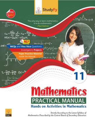 StudyFy CBSE Class 11th Mathematics Practical Lab Manual for 2024 Exam(Hardcover, StudyFy Editorial Board)