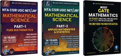 CSIR NET Mathematical Science & GATE Mathematics PYQ Book | Mathematics Previous Year Question Papers  - 2024 | With Detailed Solutions (2011 to July 2024) | Part - 1 Pure Mathematics, Part - 2 Applied & Statistics Mathematics |(2005 to 2024) Gate Mathematics Questions Papers Bestselling Chapterwise
