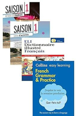 Saison 1 A1- Livre de l'eleve+Cahier d'activites +DVD-Rom+ELI Picture Dictionary+Collins Easy Learning French Grammar Practice (Set of 4 books)(Paperback, : Jean Giraudoux)