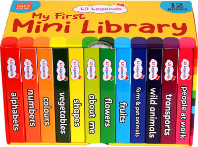 Lil Legends Little Library, Box Set, Volume 1- 12 Books - Alphabet, Nu(English, Hardcover, unknown)