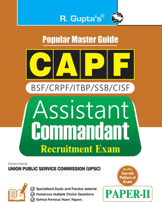 UPSC: CAPF � Assistant Commandant (Paper-II) Recruitment Exam Guide(English, Paperback, RPH Editorial Board)