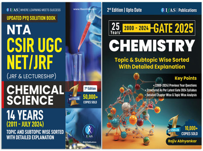 CSIR NET Chemical Science and GATE Chemistry PYQ Book  - Previous Year Questions with Detailed Solutions Combo 2 Books(Paperback, IFAS Publications)