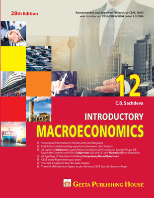 Introductory Macroeconomics: A Textbook for Class XII (2024)(Paperback, C.B. Sachdeva)