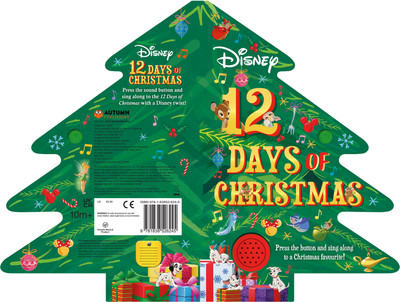Disney: 12 Days of Christmas(English, Board book, Walt Disney)