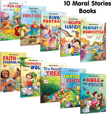 Picture Book Collections for Early Learning Pack 1 : Kid's Story Book Collection of 10 Books | My First Library Early Learning Book for Children, Kids Learning Story Book(Paperback, GOWOO)