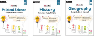 Full Marks Class 11 Combo of 3 Books - Political Science + History + Geography | Complete Study Material(Paperback, Full Marks)